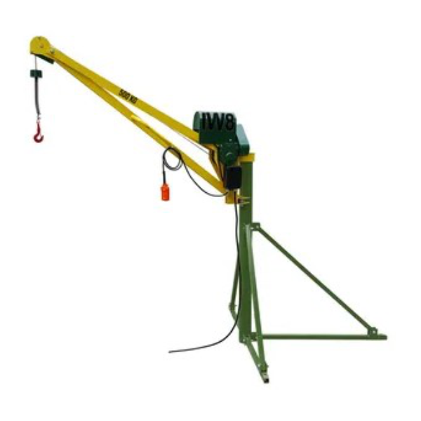 Mini Grua 500 kg para elevação de cargas